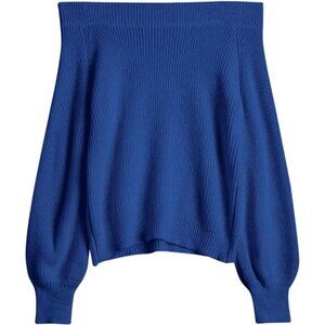 Off Shoulder Sweater Loose Top